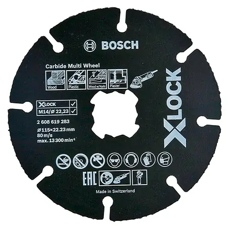 Bosch Professional X-Lock Disco de corte Carbide Multi Wheel