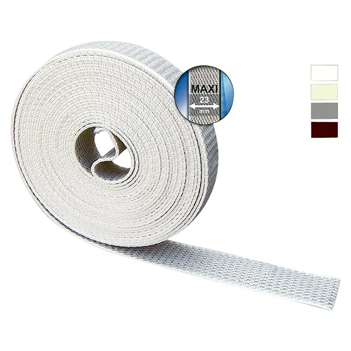 Schellenberg Rollladengurt Maxi - Weiß, Länge: 450 cm, Gurtbreite: 23 mm