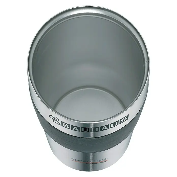 BAUHAUS Termo posuda za piće BAUHAUS - 0,4 l, Mat-crna - Proizvod u upotrebi