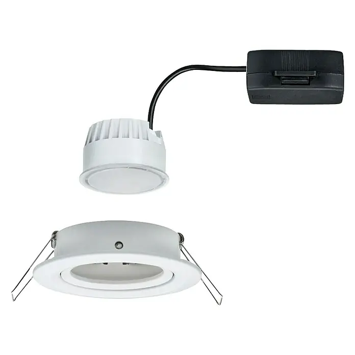 Paulmann LED-Einbauleuchte Nova - 6,5 W, Weiß, Warmweiß, 1 Stk.