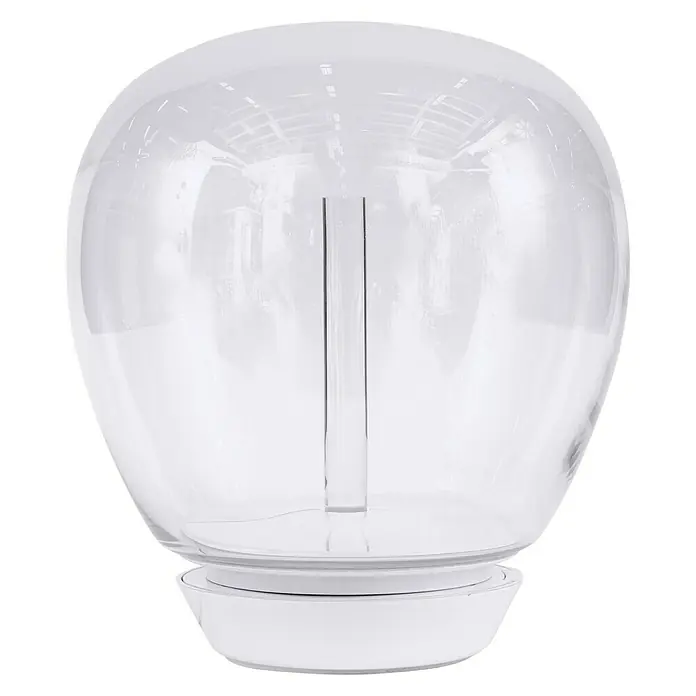 Artemide LED-Tischleuchte Empatia 36 - 26 W, Weiß, Transparent, Warmweiß, Höhe: 38,2 cm - Vorderansicht