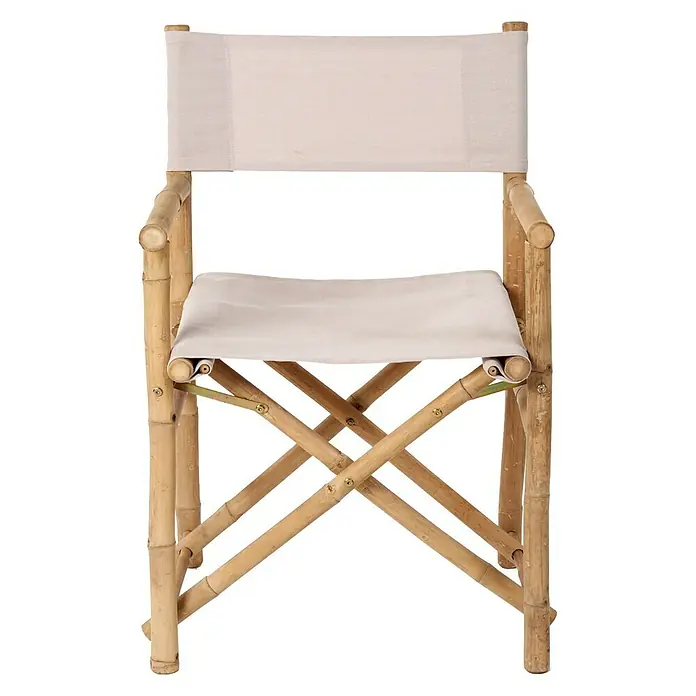 Silla de jardín Kendari - An x Pr x Al: 45 x 58 x 89 cm, Natural