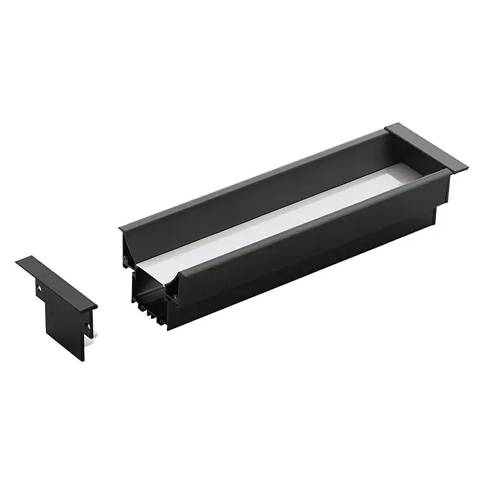 Eglo Profil Recessed Profile 3 - 100 x 6,5 x 4,5 cm, Aluminium - Vorderansicht