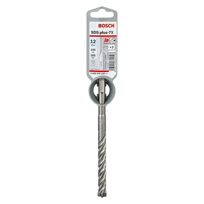 Bosch Professional Svrdlo za beton SDS-Plus - Promjer: 12 mm, Duljina: 165 mm - Pogled odozdo