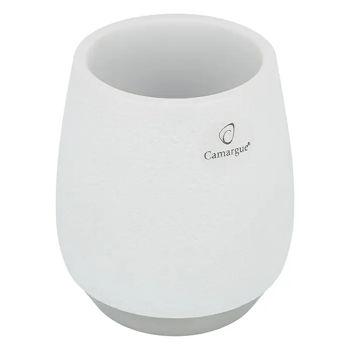Camargue Bosse Zahnputzbecher - Polyresin, Weiß