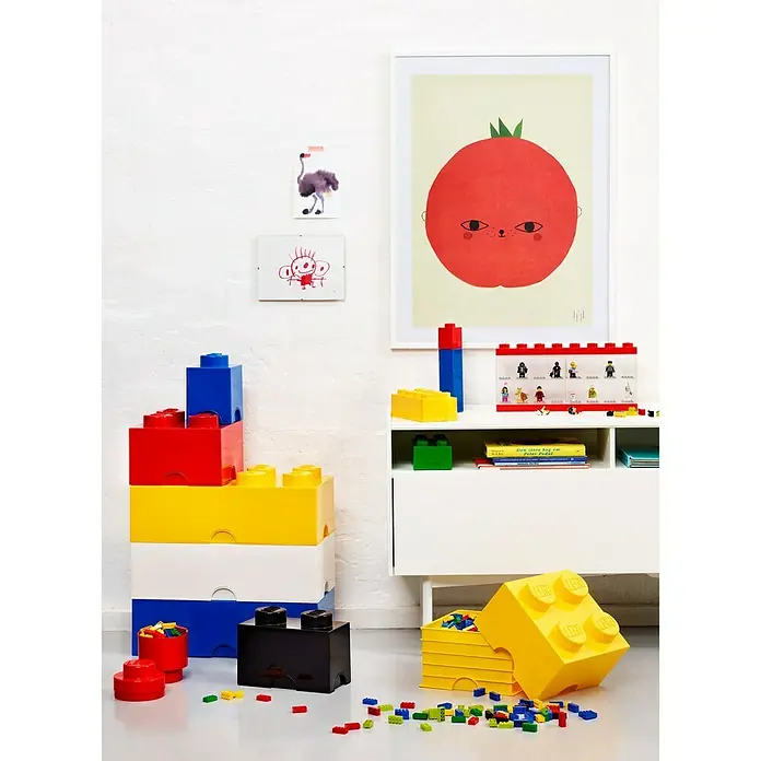 Lego Aufbewahrungsbox Brick - L x B x H: 50 x 25 x 18 cm, Weiß, Kunststoff - Stimmungsaufnahme