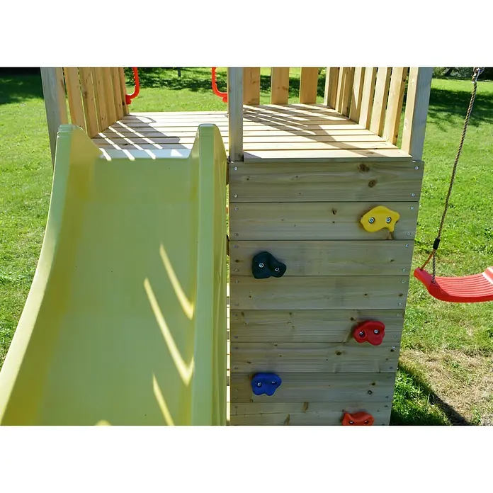 Wendi Toys Kinderspielturm Falke - 300 x 110 cm - Detailaufnahme
