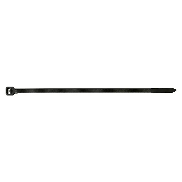 Index Bridas para cables de Nylon - Negro, L x An: 200 x 2,5 mm, 100 uds.