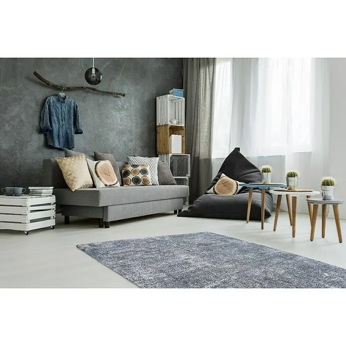 Kayoom Teppich Etna - Hellblau, 290 x 200 cm - Stimmungsaufnahme