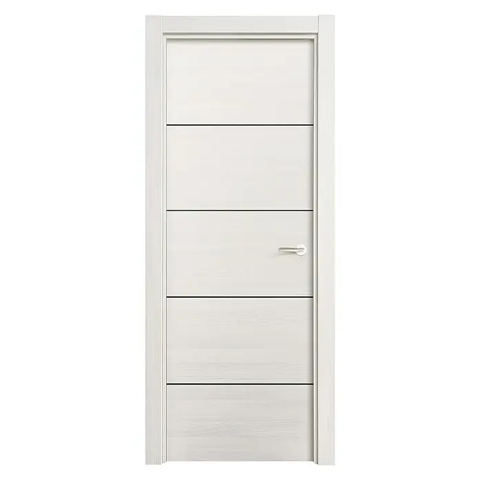 Puerta interior Fresno Eslovenia 400 - 82,5 x 203 cm, Izquierda, Blanco, Macizo
