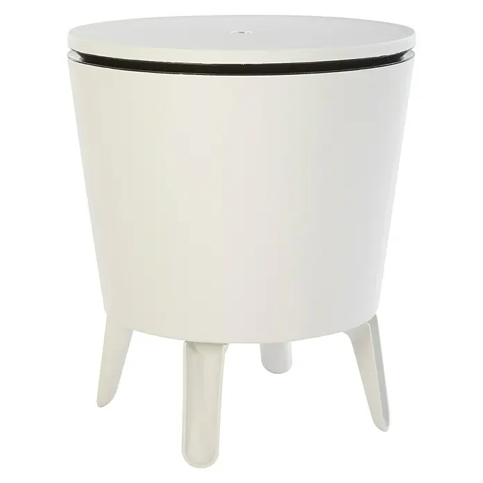 Keter Mesa de jardín Cool Bar - L x An x Al: 49,5 x 49,5 x 84,5 cm, Blanco
