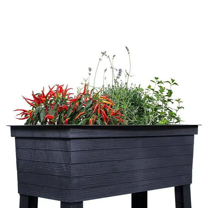Garantia Urban Hochbeet - 75 x 37 x 65 cm, Kunststoff - Stimmungsaufnahme