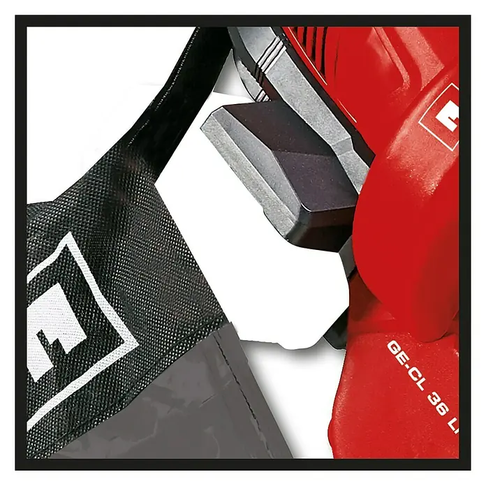 Einhell Power X-Change Akku-Laubsauger GE-CL 36 Li E-Solo - Ohne Akku, Blasgeschwindigkeit: 210 km/h - Detailaufnahme
