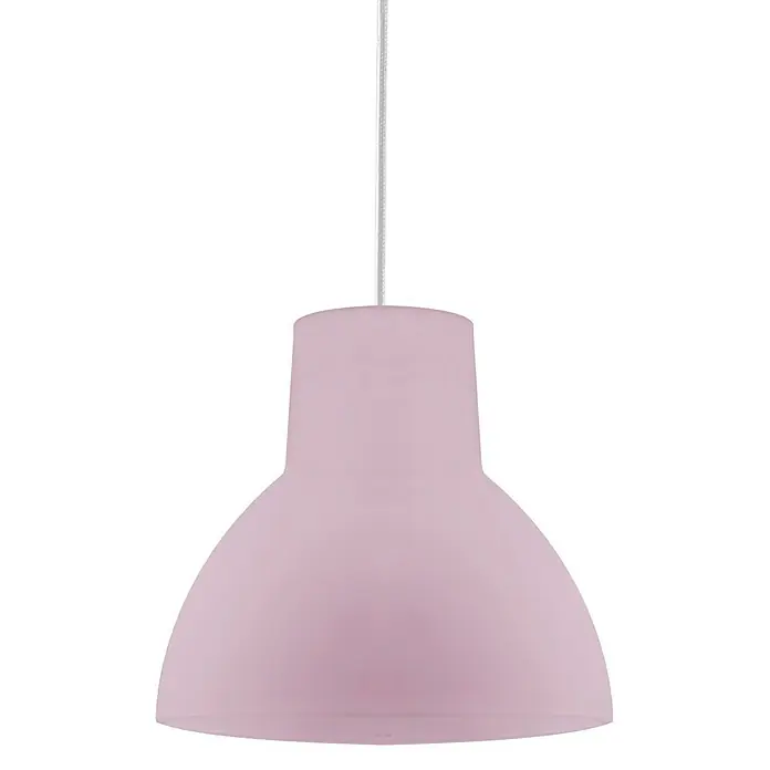 Lámpara colgante Bell - 40 W, Ø x Al: 200 mm x 21 cm, Rosa, E27