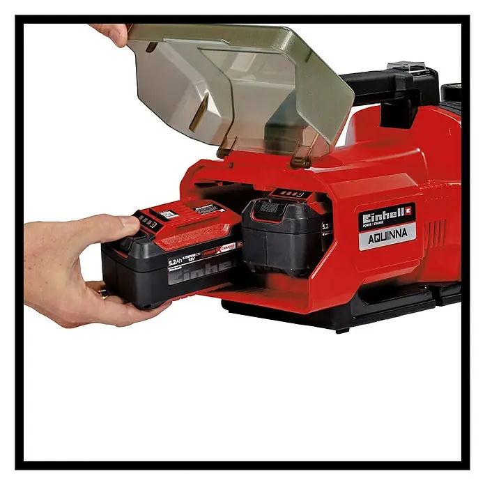 Einhell Power X-Change Akku-Gartenpumpe AQUINNA - Ohne Akku, Max. Fördermenge: 3.000 l/h - Detailaufnahme