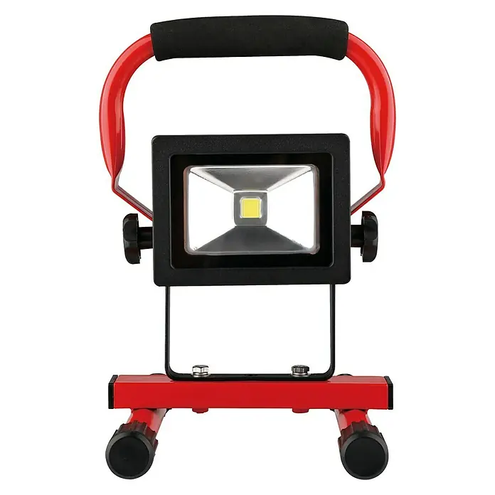 LED-Akkustrahler - 10 W, Tageslichtweiß, IP65 - Vorderansicht