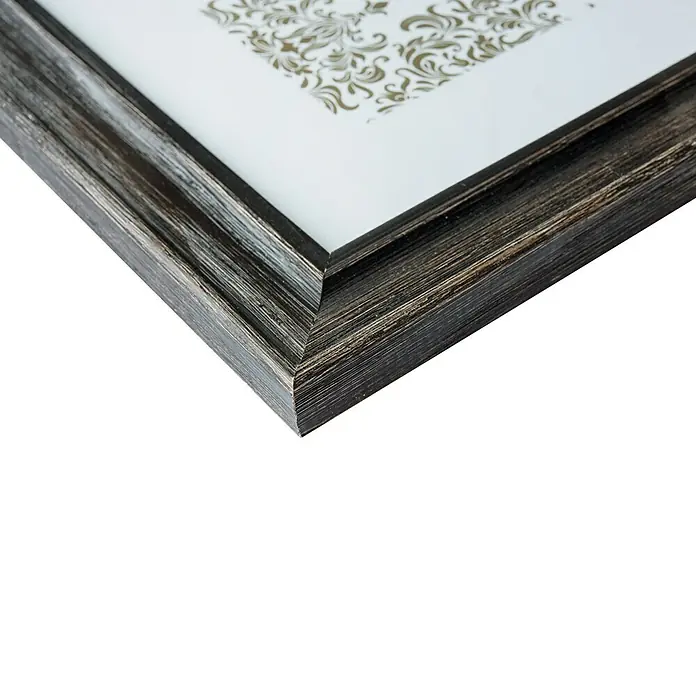 Accent Bilderrahmen Vintage - Schwarz, 18 x 24 cm, Holz - Detailaufnahme