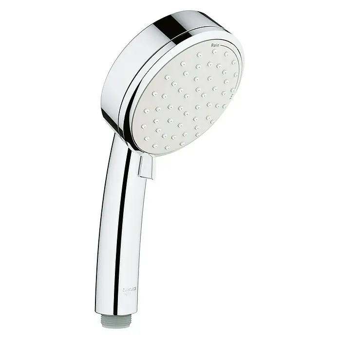 Grohe Handbrause Tempesta Cosmopolitan 100 - Anzahl Funktionen: 2 Stk., 5,7 l/min bei 3 bar, Chrom - Linke Seitenansicht
