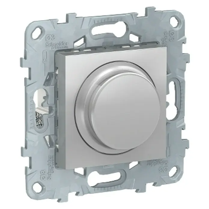 Schneider Electric New Unica Regulador luminoso - Aluminio, Plástico, Montaje en la pared