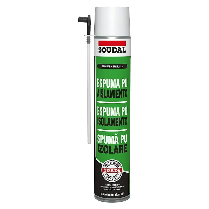 Soudal Espuma de PU Aislamiento - 750 ml
