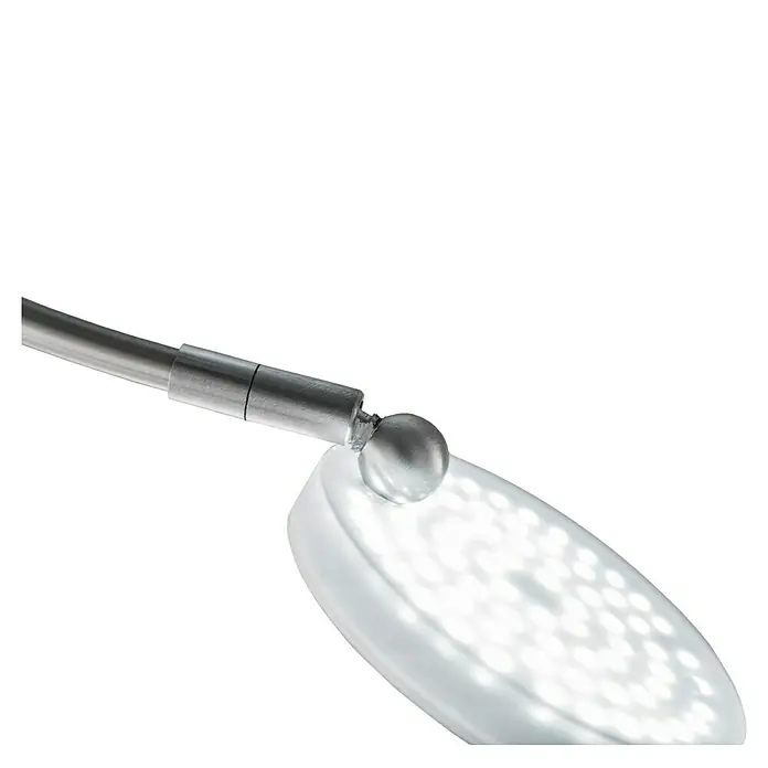 Honsel Leuchten LED-Wandleuchte rund Rennes - 7,5 W, Ø x H: 380 mm x 25 cm, Nickel, Warmweiß - Detailaufnahme
