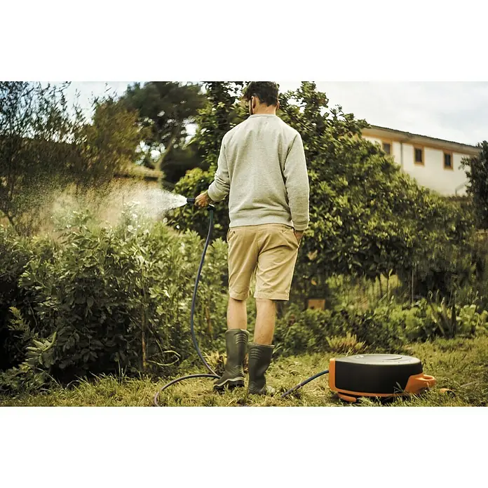 Fiskars Schlauchwagen XL - Schlauchkapazität: 20 m, 13 mm (½″)