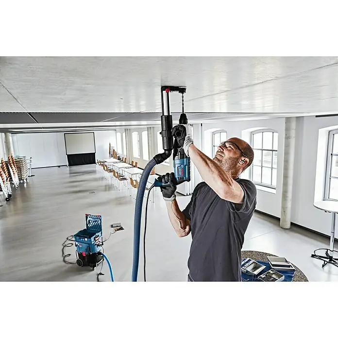 Bosch Professional Absaugvorrichtung GDE 16 Plus - Passend für: Bosch Professional Bohrhämmer 2 & 3 kg - Anwendungsbeispiel