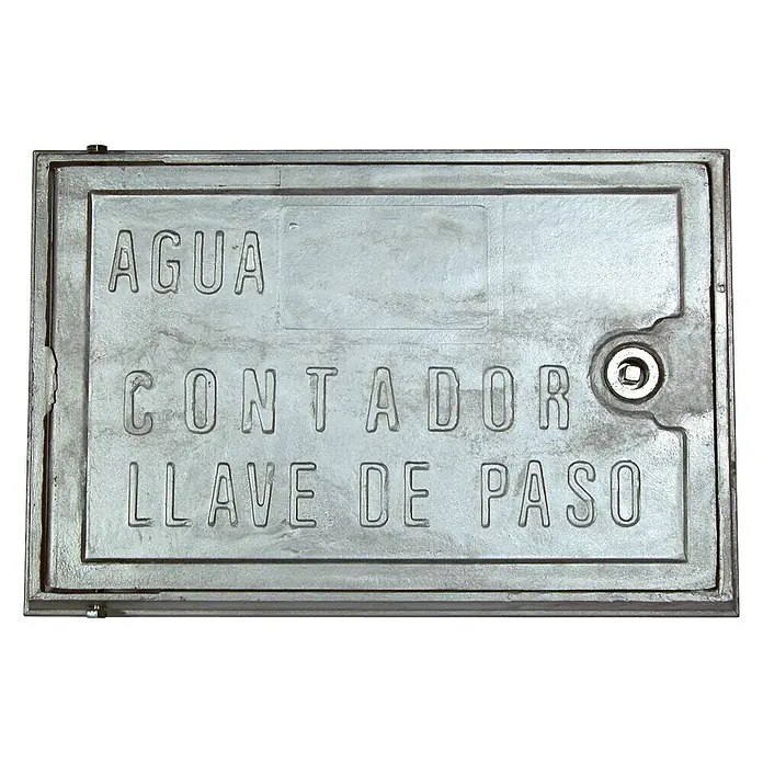 Puerta de registro para contador de agua - An x Al: 30 x 40 cm, Aluminio