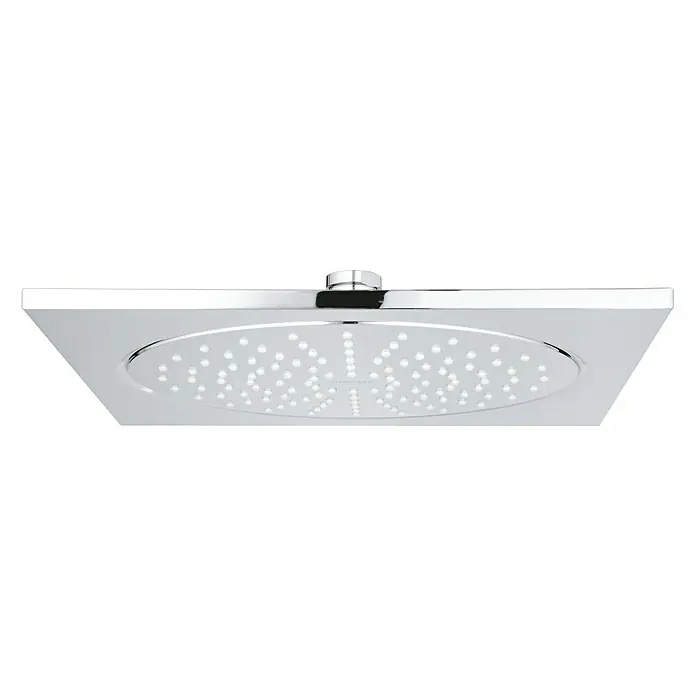 Grohe Kopfbrause Rainshower F-Series 10 - 25,4 x 25,4 cm, 19 l/min bei 3 bar, Anzahl Funktionen: 1 Stk., Chrom - Vorderansicht