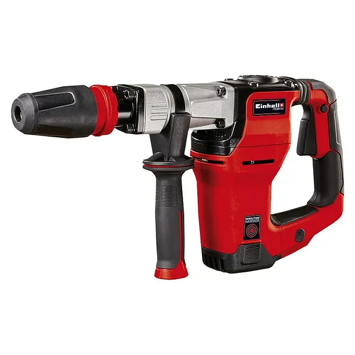 Einhell Abbruchhammer TE-DH 12 - Einzelschlagstärke: 12 J, Schlagzahl: 4.100 U/min, 1.050 W - Linke Seitenansicht