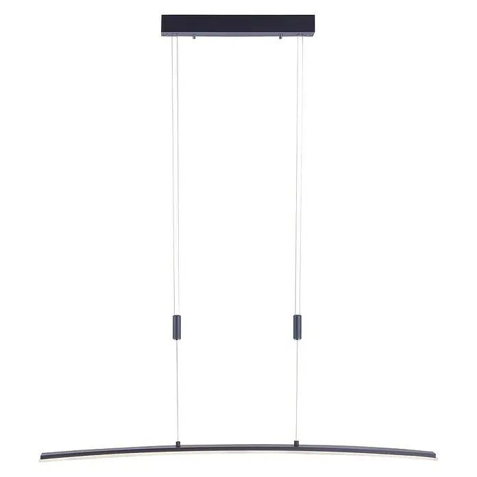 Paul Neuhaus LED-Pendelleuchte Janina - 30,8 W, L x B x H: 80,5 x 51,5 x 6,5 cm, Stahl, Warmweiß - Vorderansicht