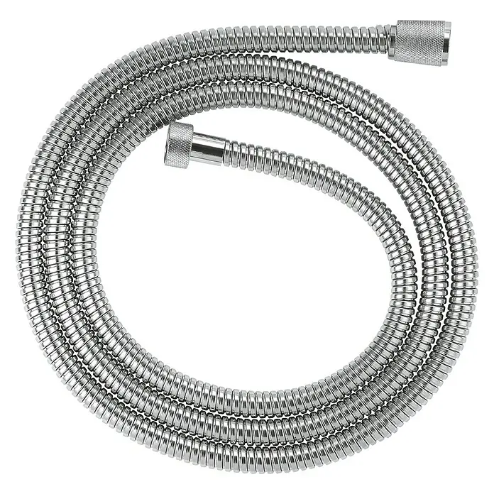 Grohe Brauseschlauch Relexaflex Longlife - Länge: 200 cm, ½″, Metall, Chrom - Vorderansicht