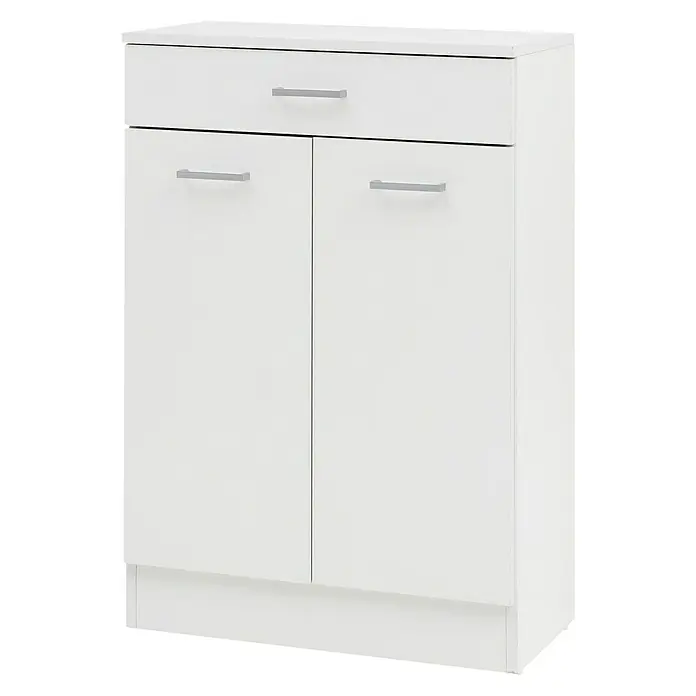Schildmeyer Lorenz Unterschrank - 60 x 32 x 92 cm, Perlweiß - Rechte Seitenansicht