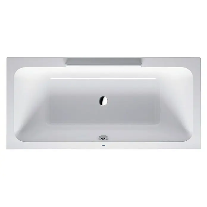 Duravit DuraStyle Badewanne - 190 x 90 cm, Sanitäracryl, Weiß - Vorderansicht