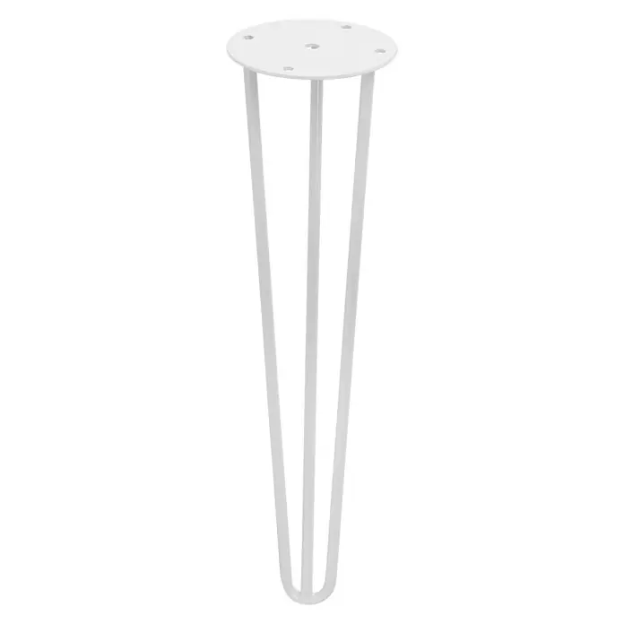 Möbelfuß Hairpin - Ø x L: 100 x 400 mm, Weiß