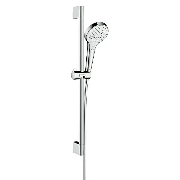Hansgrohe Tuš garnitura Croma Select S Vario - Razmak provrta: 62,5 cm, Krom-bijela - Pogled sprijeda