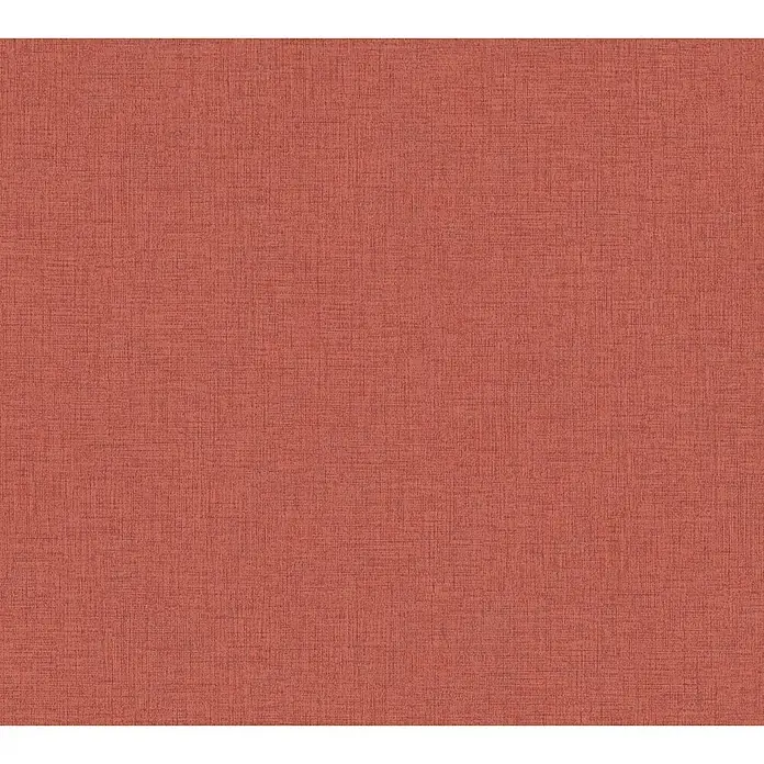 AS Creation New Walls Vliestapete Textil - Rot, Uni, 10,05 x 0,53 m - Detailaufnahme