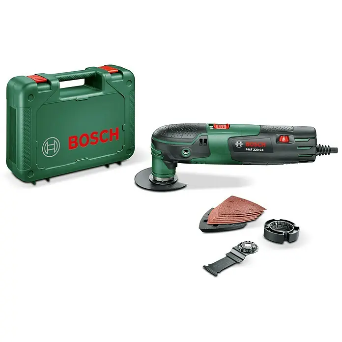 Bosch Multifunktionswerkzeug PMF 220 CE - 220 W, Oszillationswinkel: 2,8°, Werkzeugaufnahme: STARLOCK-System