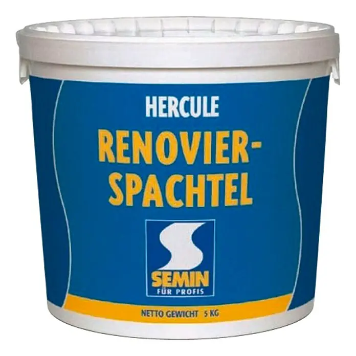 Semin Renovierspachtel - 5 kg, Weiß - Vorderansicht