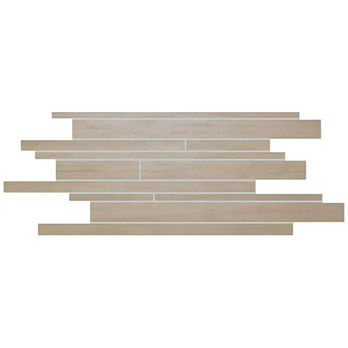 Empire by Palazzo Mozaïektegel Brick - 30 x 60 cm, Beige, Mat - Vooraanzicht