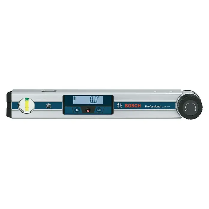 Bosch Professional Digitalni kutomjer GAM 220 - Mjerni opseg: 0 - 220° - Pogled s lijeve strane