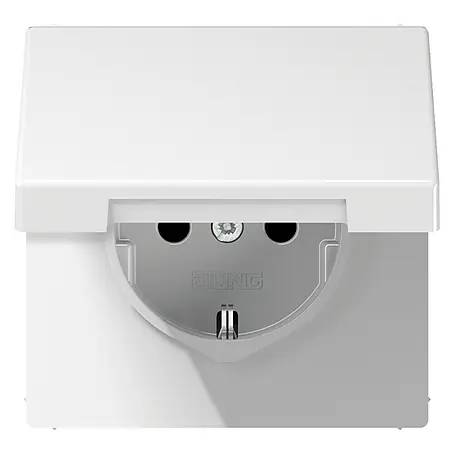 Jung LS 990 Steckdose mit Klappdeckel