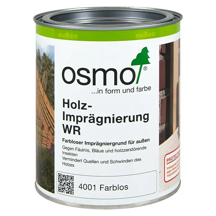 Osmo Holz-Imprägnierung WR - 750 ml, Farblos - Vorderansicht
