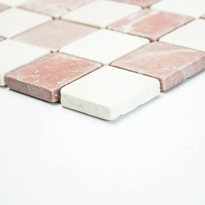 Mosaikfliese Quadrat MOS 32/1513R - 30,5 x 30,5 cm, Beige, Matt - Vorderansicht
