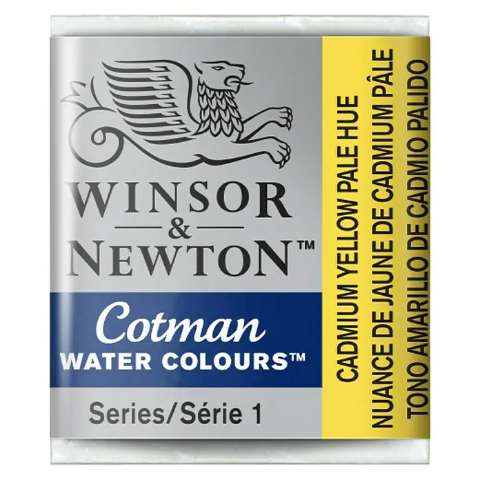 Winsor & Newton Cotman Aquarelverf - Cadmium Yellow Pale Hue, Pot - Vooraanzicht