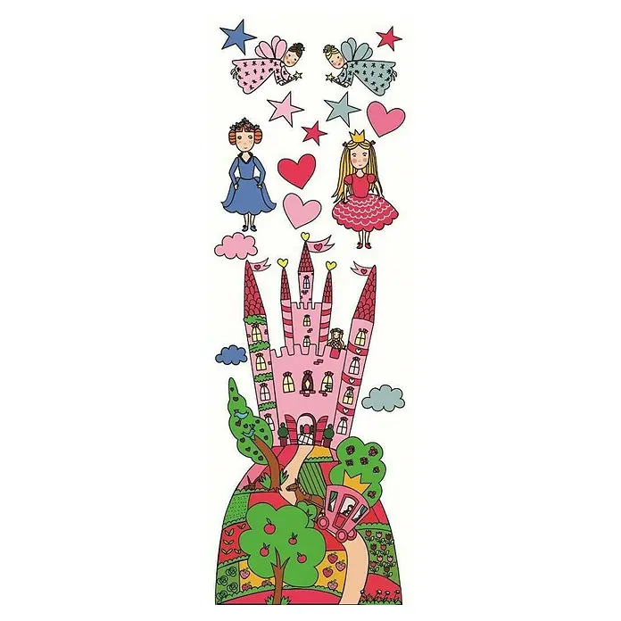 Wandtattoo - Prinzessin - Ansicht von oben