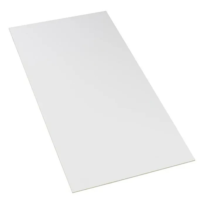 Sperrholzplatte Fixmaß - Pappel, 1.200 x 600 x 6 mm, Weiß