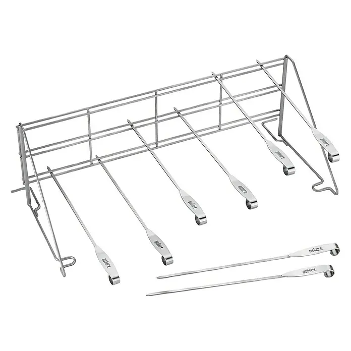 Weber Vertical Rack - Passend für: Weber Spirit 300 Serie, Weber Summit, Weber Genesis, Edelstahl - Ansicht von oben