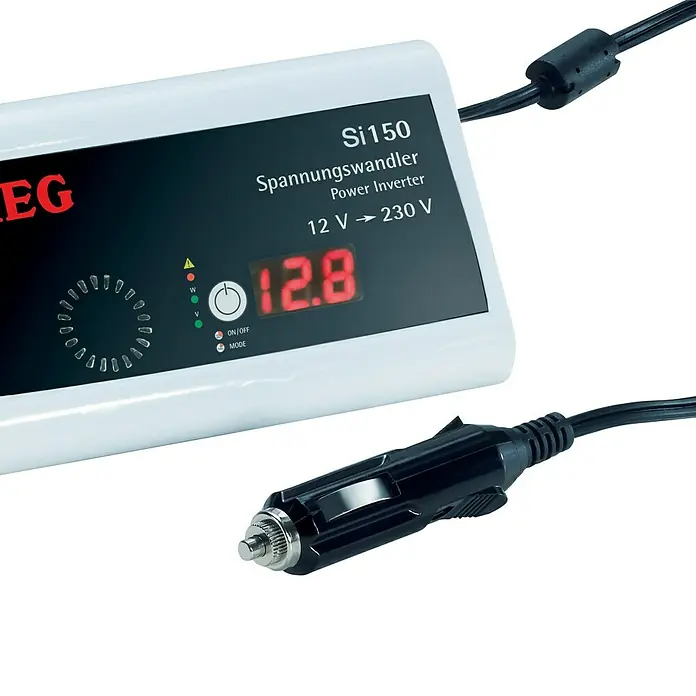 AEG Spannungswandler Si 150 - 230 V Wechselstrom, 150 W - Ansicht von oben