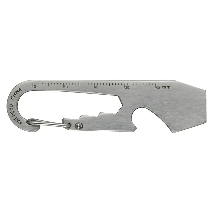 Nite Ize Schlüsselwerkzeug DoohicKey - 6,5 x 1,7 cm, Edelstahl, Silber
